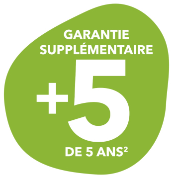 5 jaar garantie² bovendien op Zandbakken  100016