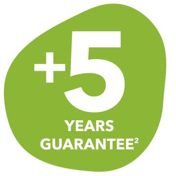 5 jaar extra garantie⁵ op Huisjes op palen  100015