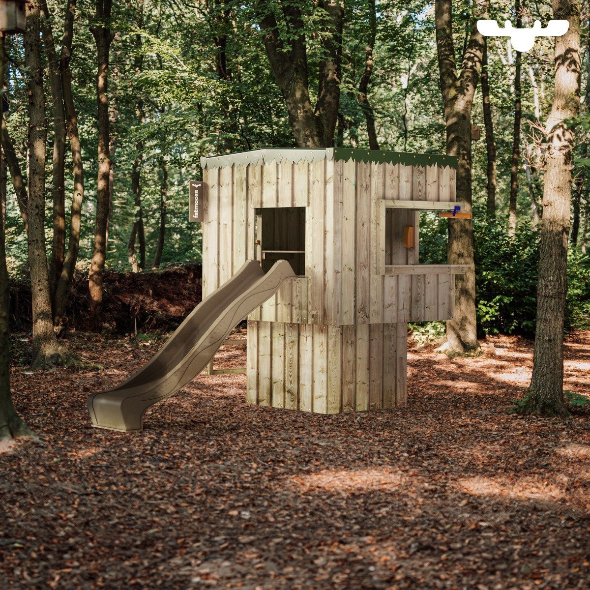 Cabane enfant sur pilotis avec toit plat CosyCubic Camp  835269_k
